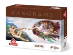 Panoramapuzzle - Museum Series - Die Erschaffung Adams, Michelangelo, 1511