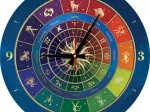 Puzzle-Uhr - Zodiac