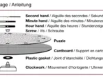 Puzzle-Uhr - Ich Liebe Dich...