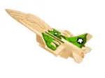 3D Puzzle aus Holz + Farben - Flugzeug
