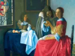 Vermeer- The Girl with the Wine Glass, 1659