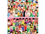 2 Puzzles - Girls of Europe and Girls of Asia