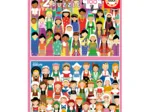 2 Puzzles - Girls of Europe and Girls of Asia
