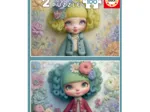 2 Puzzles - Flower Girls