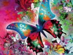 Mini Puzzle - Fantastic Butterfly