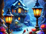 Enchanted Wintery Scene