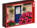 Maison bretonne et fleurs