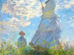 Claude Monet: Frau mit Sonnenschirm