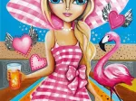 Dame in Rosa