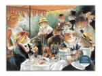 Luncheon of the Boating Party Meowsterpiece - 1000 Piece Puzzle