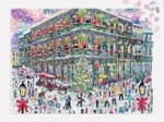 Weihnachten in New Orleans – 1000-teiliges Puzzle mit Quadratischer Box