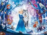 Prinzessin im Winterwald