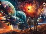 Kosmische Farbenpracht, Reise ins Weltall