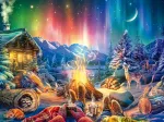 Lagerfeuerromantik unterm Sternenhimmel