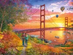 Spaziergang zur Golden Gate Bridge