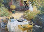 Handgeschnittenes Holzpuzzle - Le Déjeuner, Claude Monet