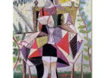 Handgeschnittenes Holzpuzzle - Picasso : Woman In The Garden