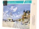Handgeschnittenes Holzpuzzle - Sur Les Planches De Trouville, Claude Monet