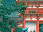 Handgeschnittenes Holzpuzzle - Kasuga Taisha Shrine