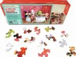 Handgeschnittenes Holzpuzzle - The Witches Party