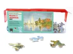 Handgeschnittenes Holzpuzzle - Claude Monet : Regatta At Argenteuil