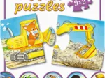 My First Puzzles - Tiere auf der Baustelle (9x2 Teile)