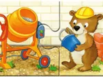 My First Puzzles - Tiere auf der Baustelle (9x2 Teile)