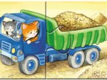 My First Puzzles - Tiere auf der Baustelle (9x2 Teile)