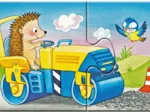 My First Puzzles - Tiere auf der Baustelle (9x2 Teile)