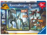 3 Puzzles 49 Teile - T-Rex Jurassic World 3