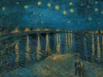 Van Gogh Vincent: Sternennacht über der Rhone