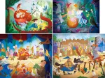 Es war einmal - 4 Progressive Puzzles (20/60/100/180 Teile)