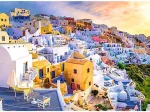 Sunset in Santorini, Greece