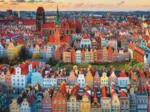 Blick auf Gdansk, Polen