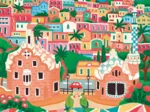 Die Kunst Der Farbe: Barcelona, Spanien