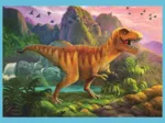 4 Puzzles - Einzigartige Dinosaurier