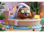 Capybara im Spa