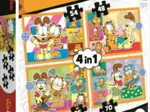4 Puzzles - Garfield Loves Lasagna