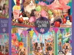 2 Puzzles - Flauschige Freunde