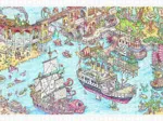 Puzzle aus Kunststoff - Tom Parker - Dino City and Bay