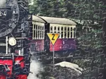 Puzzle aus Kunststoff - The Steam Train, Switzerland